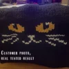 Black Cat Blanket Finger Knit Pattern