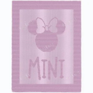 Minnie Mouse Blanket Knitting Pattern