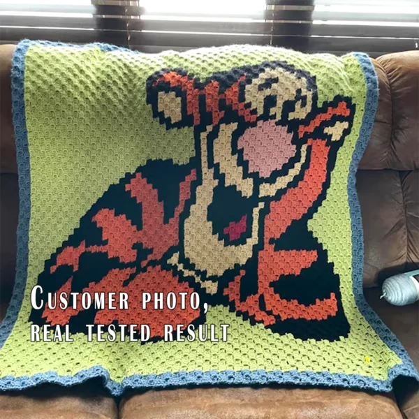 Tigger C2C Blanket Crochet Pattern