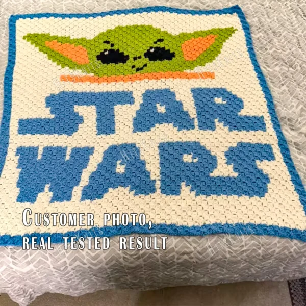 Star Wars Blanket C2C Crochet Pattern