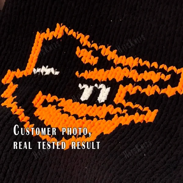 Baltimore Orioles Knit Chunky Blanket Pattern