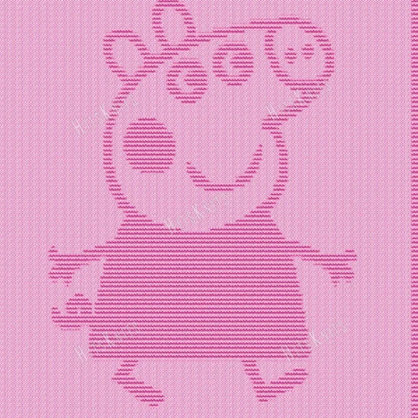 Peppa Pig Blanket Knitting Pattern