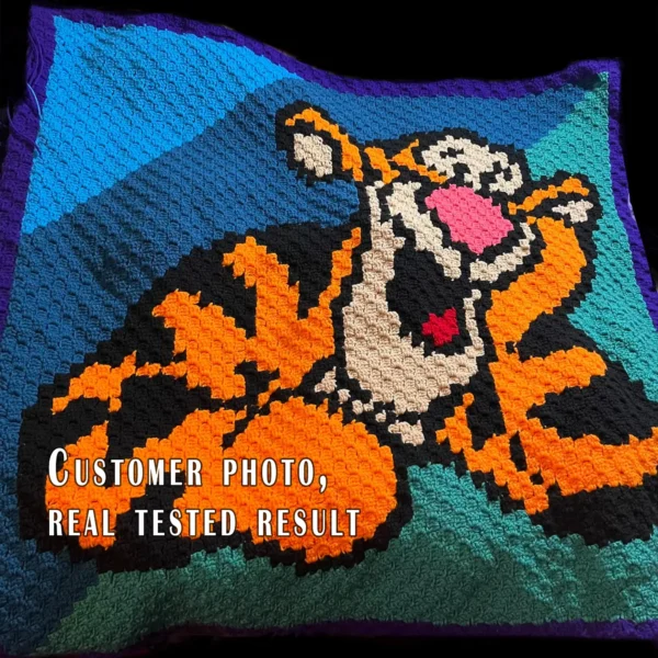Tigger C2C Blanket Crochet Pattern