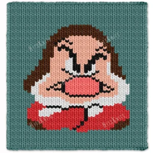 Grumpy Gnome Finger Knit Blanket Pattern
