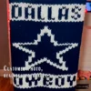Dallas Cowboys Chunky Blanket Knit Pattern