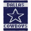 Dallas Cowboys Chunky Blanket Knit Pattern