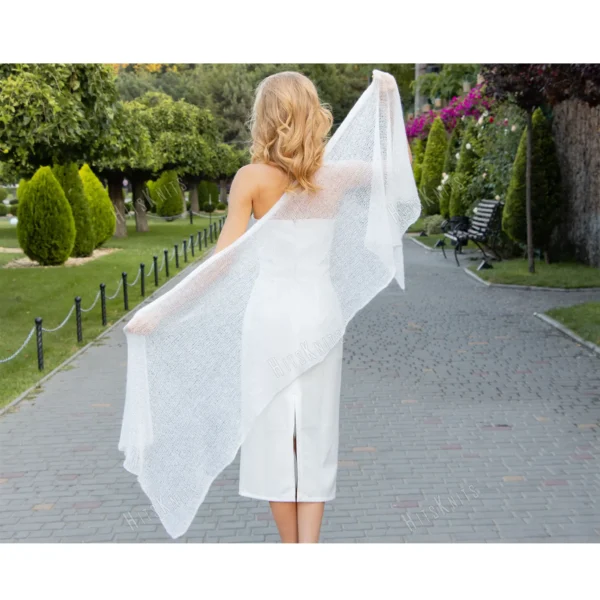 Easy Wedding Shawl Knitting Pattern