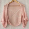 Lace X-cross Shrug Knitting Pattern