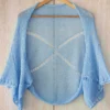 Lace X-cross Shrug Knitting Pattern