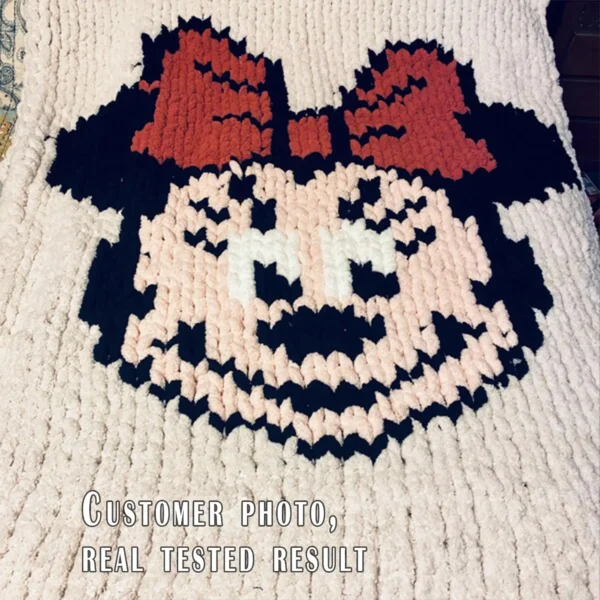 Minnie Finger Blanket Knitting Pattern