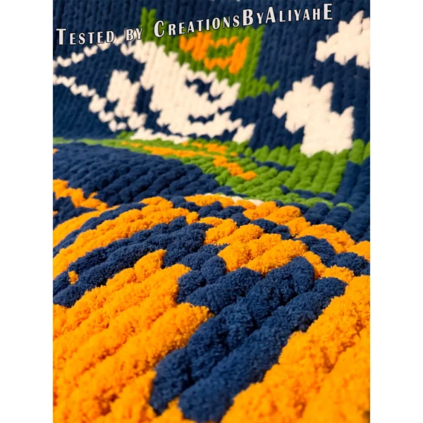Notre Dame Fighting Irish Chunky Blanket Pattern