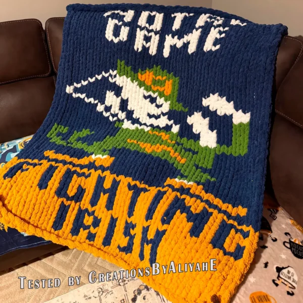 Notre Dame Fighting Irish Chunky Blanket Pattern