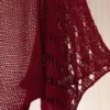 Mesh Lace Bolero knitting pattern by HitsKnits - geometric openwork summer shrug in sport weight cotton yarn