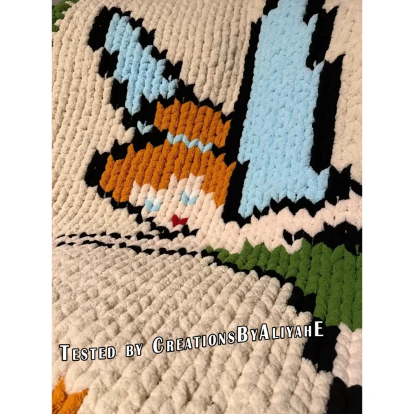 Tinker Bell Chunky Blanket Knitting Pattern