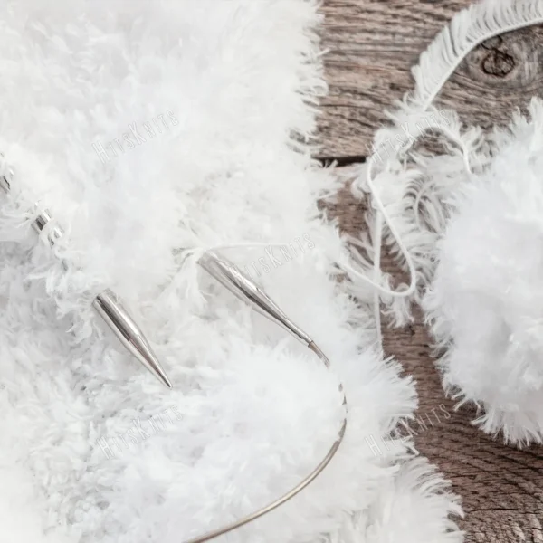 Faux Fur Bridal Wrap Knitting Pattern