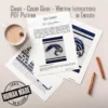 Golden Eagles Finger Knit Blanket Pattern - navy blue eagle mascot logo with gray feather shading and a gold beak on a white background with navy and yellow team-color stripes, worked in stockinette colorwork intarsia with 4 colors: White, Blue, Gray, Yellow.