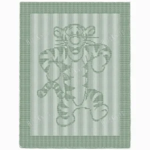 Tigger Blanket Knitting Pattern – knit and purl only – beginner-friendly row-by-row instructions.