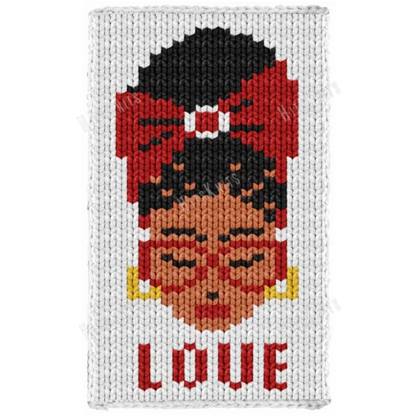 Set of 5 Afro Grace Finger Knitting Pattern