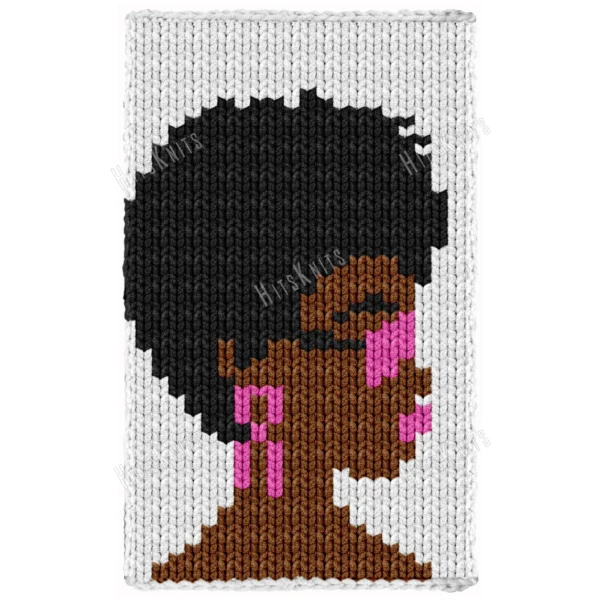 Set of 5 Afro Grace Finger Knitting Pattern