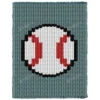 Baseball Chunky Blanket Loom Knitting Pattern