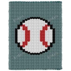 Baseball Chunky Blanket Loom Knitting Pattern