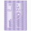 Baymax Blanket Knitting Pattern showing a textured silhouette of Baymax, the rounded healthcare robot from Big Hero 6 with a calm two-dot face, on a solid single-color blanket with a garter stitch border, worked in one color, 182 stitches x 322 rows.